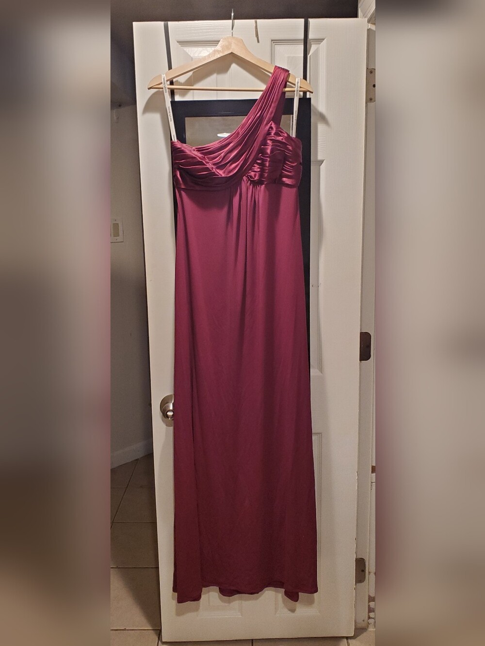 Davids Bridal One Shoulder Dress